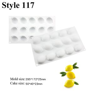 Meibum 28 Types Fruit Mousse Baking Mould Non-Stick Silicone Cake Mold Party Pastry Pan Kitchen Bakeware Dessert Decorating Tool
