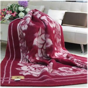 Blankets Luxury Thickened Retro Blanket Wool Throws Fleece Bed Mat Flat Sheet For Travel Chinese Woolen Cover