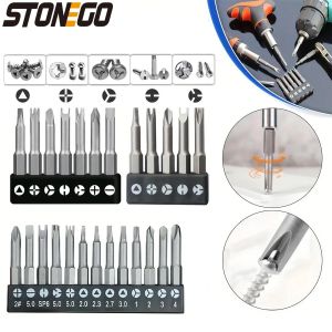 Stoneego 13/7/5pcs 50mm özel tornavida bit seti y tipi üçgen çapraz 3 noktalı tornavida alet aksesuarları