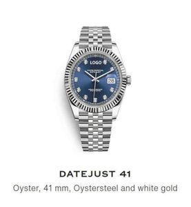 SuperClone WristWatches Dayjust Luxury Watchesビジネスクラシックダイヤモンド41mmオートマチックマンメカニカルステンレススチール6007574