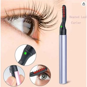 Quick Heating Natural Eyelas Long Lasting Electric Lash Separator Batteries Heated Eyelash Curler Women Beauty Makeup Tools New