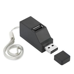 Universal Mini 3 Ports USB 3.0 HUB High Speed ​​Data Transfer Splitter Box Adapter för PC Laptop MacBook Pro Hög kvalitet