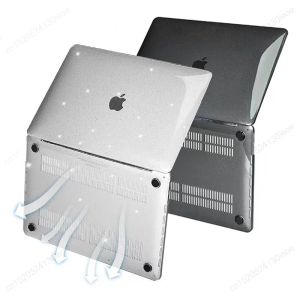 MacBook Air için Dizüstü Bilgisayar Kılıfı 13.6 M2 A2681 Pro 13 M1 CHIP A2338 A2337 Kapak Mac Book Pro 14 16 inç 2021 2023 Vakalar Funda Coque