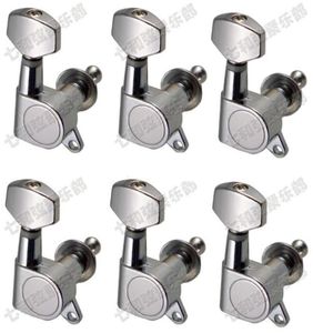 silver 6R Electric Guitar strings button Tuning Pegs Keys tuner Machine Heads Guitar Parts Musical instruments accessories2447908