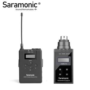 Mikrofony Saramonic UWMIC15B Kanał UHF bezprzewodowy system mikrofonu z nadajnikiem XLR do kamery DSLR Wywiady Eng