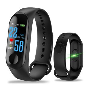 Wristbands M3 Smart Bracelet Heart Rate Blood Pressure Health Waterproof Smart Watch M3 Bluetooth Watch Smart Wristband Fitness Tracker