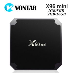 Box Vontar X96 MINI ANDROID TV BOX X96MINI ANDROID 7.1スマートテレビボックス2GB 16GB AMLOGIC S905W QUAD CORE 2.4GHz WiFi Android 9.0 1GB8GB
