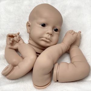 20 ”Loulou Bebe Reborn Doll Kit Open Eyes Ручную руку/неокрашенную невозможную пустые виниловые куклы комплект Reborn Sin Pinta