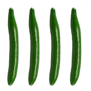 Decorative Flowers Simulation Cucumber Model Foam Decor Shop Po Props Fake Vegetable Ornament Educational Synthetic Option