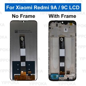 6.53 Xiaomi Redmi 9 LCDディスプレイM2006C3MG LCDタッチスクリーンDigitizer for Redmi 9A 9c LCDアセンブリM2004J19Gディスプレイ交​​換