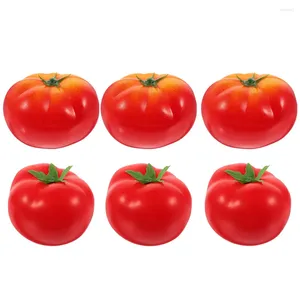 Decorative Flowers Imitation Tomato Showcase Display Props Artificial Vegetable Decorations Lifelike Fake Pops Simulation