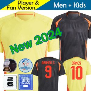 24/25 Kolumbien James Soccer Trikots Kids Kit 2025 Columbia National Team Football Shirt Home Set Camisetas 2024 Copa America D. Valoyes Arango C. Chucho Cuadrado