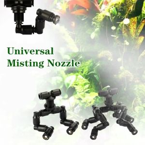 360 Degree Reptiles Rotating Fogger Mist Sprinkler Adjustable Greenhouse Reptile Terrarium Nozzle Nebulizer Cooling System