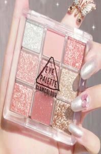 Palette ombretta a 9 colori Glitter tastiera di punta della tastiera di punta dell'ombretto luccicante fogy wateroproof ombretto per occhiali da donna Makeup5910293