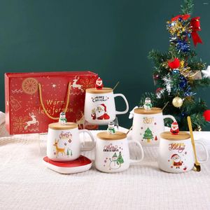 Mughe Christmas Set di alto valore Coppe in ceramica Acqua calda Incontro di piccoli regali all'ingrosso.