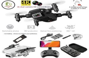 1pcs Dual Camera Drone 4K 1080P Mini Folding Fixed Height Aircraft Gesture Po Four Axis Aerial Remote Control Helicopter drones9903092