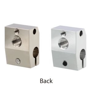 Mellow 1PCS Aluminium/Kupfer Prusa Mini Heizungsblock für PT100 -Sensorpatronen -Themen -Koppelhermistor Hotend für 3D -Drucker -Kit