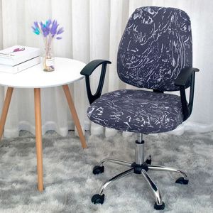 1Set Office Chair Cover Stretch Stretch Spandex Computer Game Desano girevole Copertina di sedia da poltrona rimovibile Funda Para Butaca