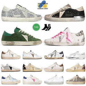 Projektantka Złote Buty Kobiety marka Mężczyźni nowe wydawanie Włochy Sneakers koronkowy super piłka gwiazda czarna biała klasyczna do stary brudna sukienka but kobieta mokeria mokasyna US12