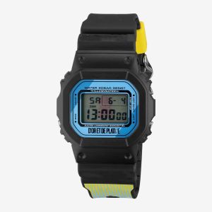 Men's sports quartz digital oak watch Iced Out Watch full-function square LED ultra-thin dial waterproof world time exclusive