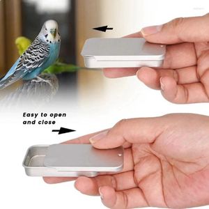 Andere Vogelversorgungen Mini Training Food Box Handheld Parrot Feeder Feeding Jar Interactive Toy Easy Install