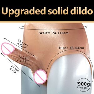 Strapon Dildo calcinha Strap no vibrador realista para homens jogos adultos gays brinquedos sexy para lésbicas calças de pênis adultas masturbação adulta