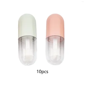 Speicherflaschen Lipglossbehälter mit Einsatzstoppern für DIY -Kosmetikproben entzückend