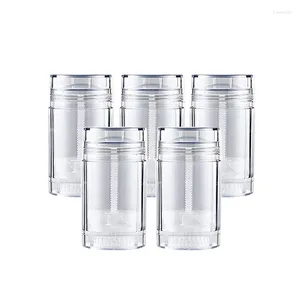 Lagringsflaskor 5st 30 ml Filling Stick Deodorant Container tom återanvändbar klar twist upp rörprovtest