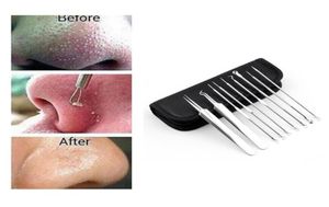 Argento inossidabile Blackhead comedone Acne Blemish Extractor Remover Pimple Pin Cesteic Health Beauty Care Beauty Care Tool2472274