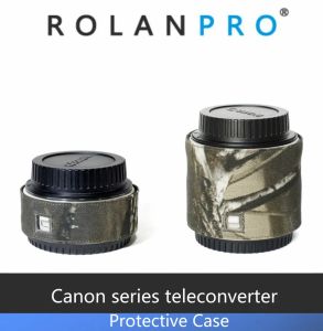 CAMERAS ROLANPRO CAMANHA LENS CAMUFLAGEM CABRE CAPAT CAPAT para câmera DSLR Câmera Canon Série Caso de Proteção de Telecons