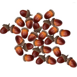 Party Decoration Simulation Acorn Ornaments Christmas Tree Decorations Acron For Garlands Making