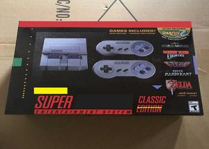Super Mini SNES 4K HDTV Консоль видеоигр 16BIT Support Support Store Progress для Super NES Classic Edition 21 или 600 Games PLA8853655