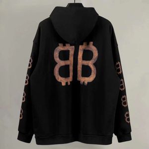 Designer Hoodies Men Hoody Balencigaas Sweater Sweater Sorto Paris Marca de moda 2024 New Hoodie Capuzes suéter unissex B Família unissex bb lama graffiti oeeu y4iy