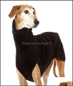 Dog Apparel Supplies Pet Home Garden S5Xl Greyhound Clothes Winter Autumn Turtleneck Coat Jacket Pharaoh Hound Great Dane Plove2223897