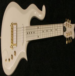 Rare Electric Guitar Prince White Cloud Guitar Golta Electric Gold Hardware Top Selling5830637