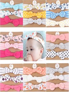 19 стилей Baby Girl Hear Главная повязка на голову Unicorn Accessories Accessories Узел Bows Bunny Hairbands Kids Flowers Geometric Print Hair Band M246284834