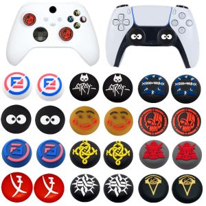 Thumb Stick Grip Cap för Sony PlayStation5 PS5 PS4 Xbox Series X/S One 360 ​​Controller Joystick Accessories Silicone Protect Caps