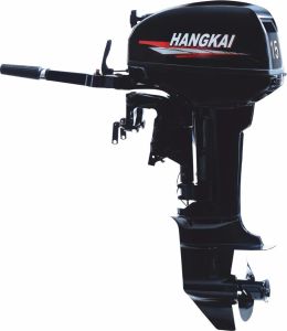 Ny ankomst Power Boat Engine Hangkai 2 Slag 15 HP Outboard Motor Long Shaft och kort axel