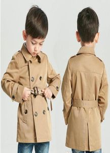 بيع الأطفال Designer Winter Trench Coat Boys British Style Long Casual Sport Trench Coat Fashion Jackets Luxury Outwear Jacket CLO3689303