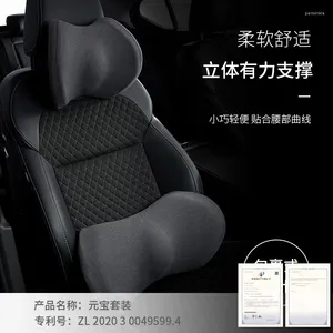 Pillow Car Lumbar Support Neck Protection Headrest Office Chair Seat Lum Mounted