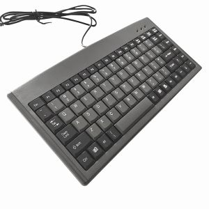 Tangentbord Wired Keyboard Notebook Industrial USB/PS2 Connect Office Game Bank Supermarket Industrial Tangentboard