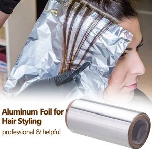 1pc/15m Roll Foil Aluminium Paper Salon Hairdressing Styling Unh Nail Art Mergulhe de papel de removedor de polimento de gel UV de acrílico