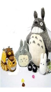 Ankunft mein Nachbar Totoro Plüsch 6pcsset Family Set Pelucia Doll Kids Toys Toys Upgrade Ghibli Catbus Peluche T2006191479509