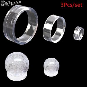 3st Acrylic Clear Display Stand Sphere Holder Crystal Ball Quartz Glass Gems Base Pedestal Support Decor Transparent Pedestal