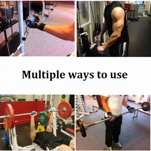 Bar Pad Barbell Workout för UP Pull hantel Viktlyftning Handtag Body Gym Protect Support Building Anti-Slip Grips