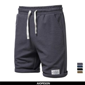 Aiopeson Summer Cotton Soft Shorts för män Casual Running Sporting Basketball Mens Shorts Jogging Short Pants Men 240401