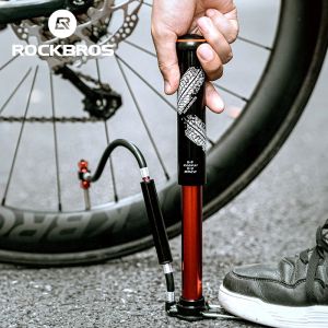 Rockbros 220psi Bicycle Pump Mini MTB Road Bike Pump Universal Ball Car Motorcycle Электрический велосипедный насос велосипедные насосы