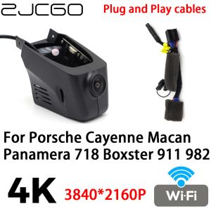 ZJCGO 4K 2160P CAR DVR Dash Cam Camera Video Recorder Plug and Play för Porsche Cayenne Macan Panamera 718 Boxster 911 982