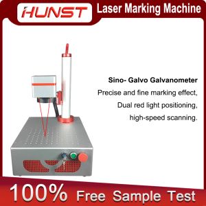 Hunst Small Laser Marking Machine Max 30W Portable Foldbar Mini Fiber Gravering Machine för DIY Marking Gift Metal Gravering