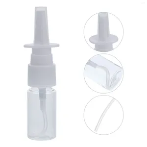 Storage Bottles 5 Pcs Small Bottle Plastic Containers Filling Nasal Spray Fine Mist Mini Glass Water